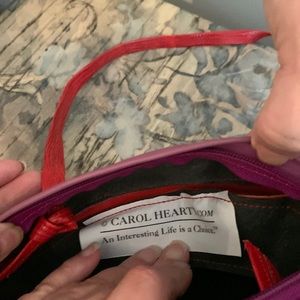 Hand made hurricane katrina commemorative purse by Carol Hearty